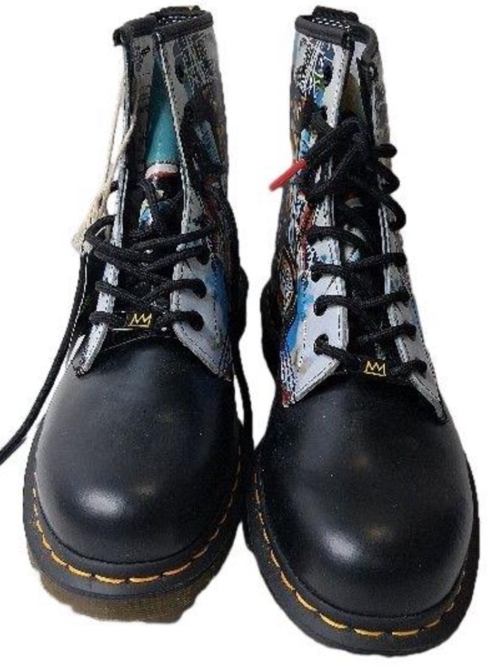 NWT Lmtd Ed. Dr. Martens 1460 Jean Michel Basquiat II Boots. UK9 (US 10M/US 11W)